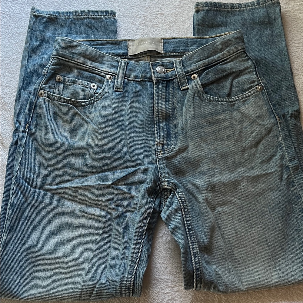 Everlane Light Blue Straight Jeans